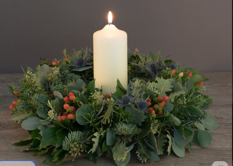 Fresh Cut Candle Ring Class (Dec 5th, Downtown Sip&Shop)