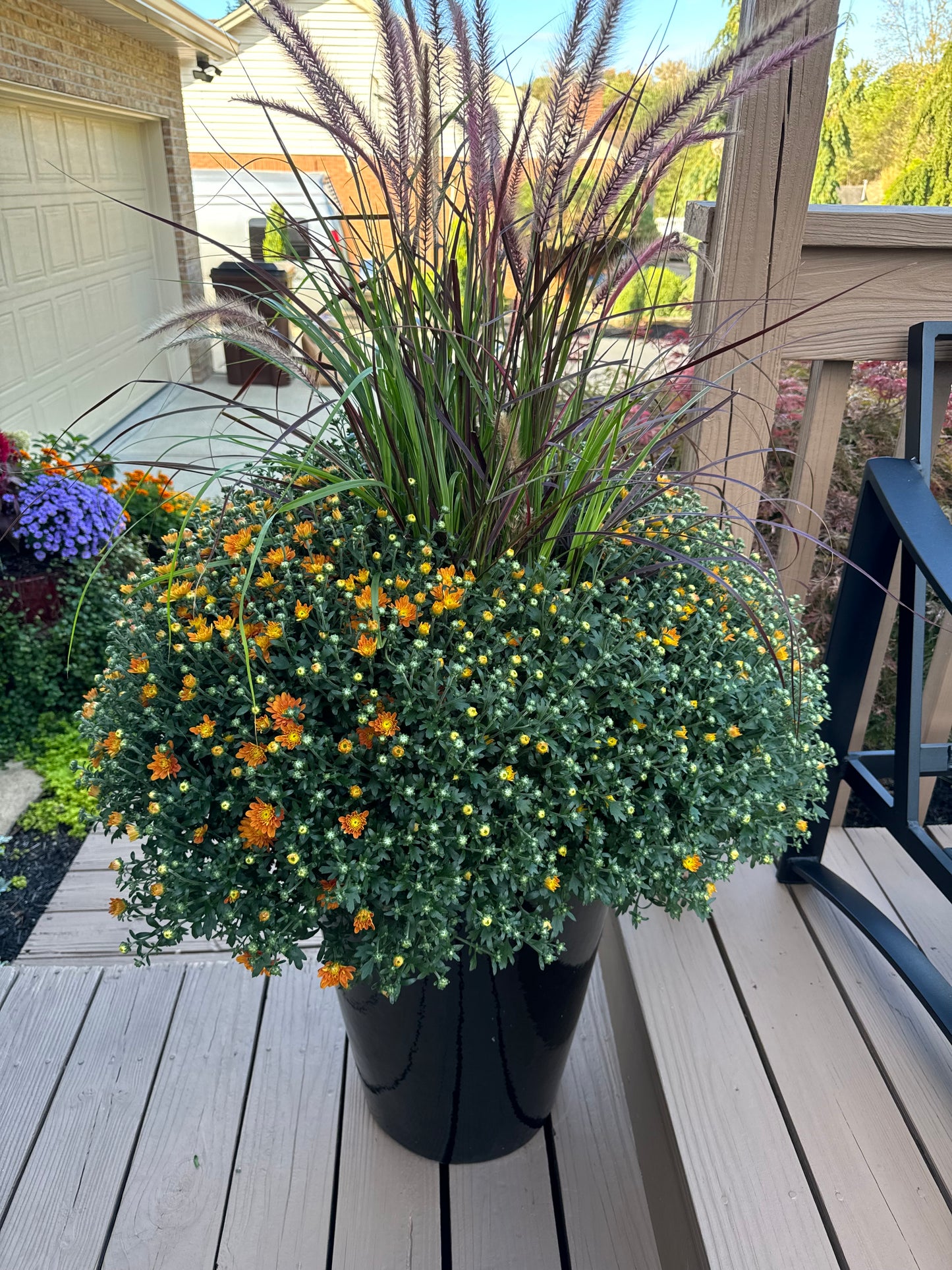 14" Grassy Planter