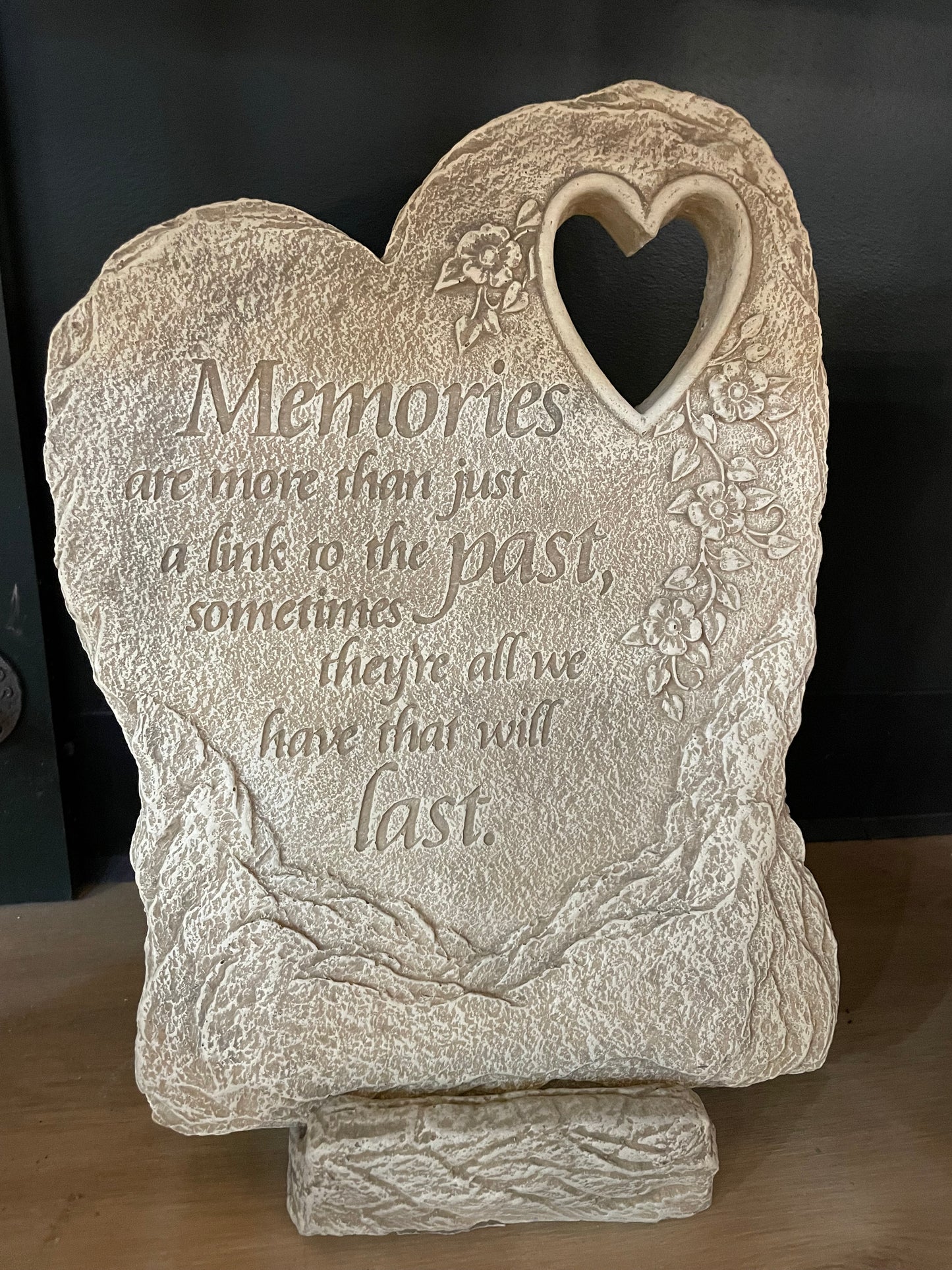 Memories - Large Vertical Stone with Stand
