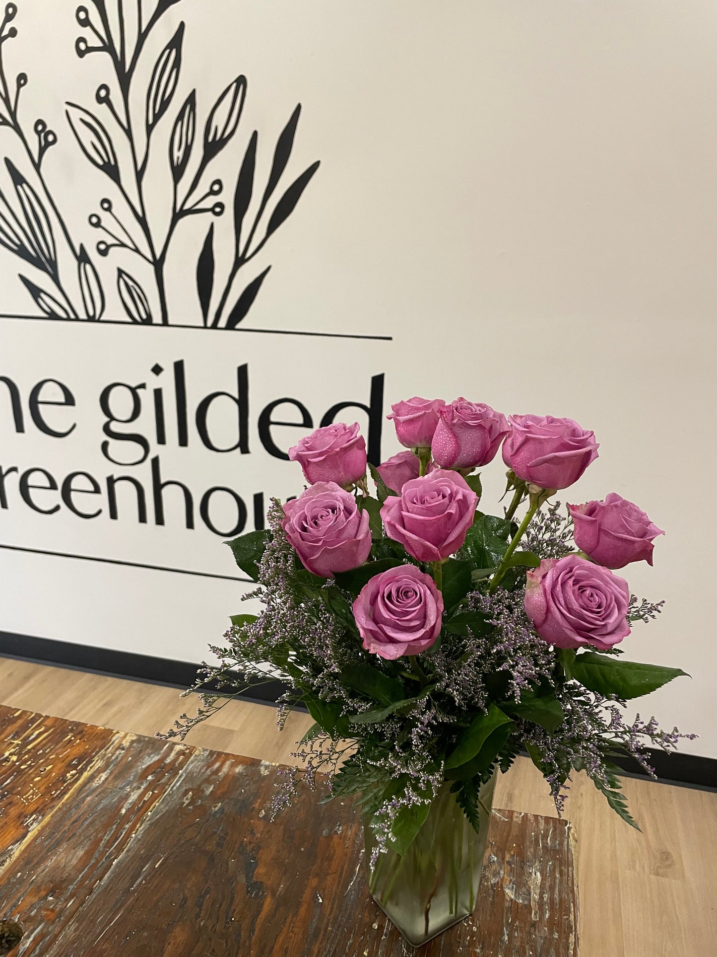 Dozen Lavender Roses