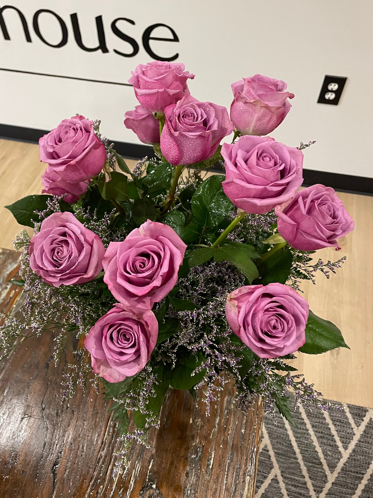 Dozen Lavender Roses