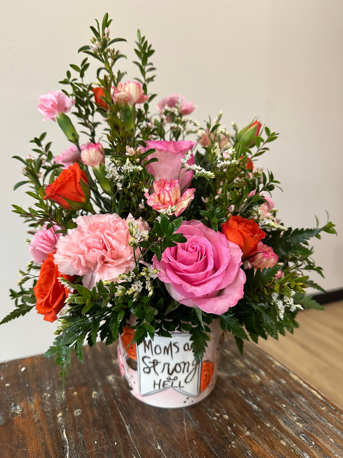 Moms Are Strong as Hell!! Arrangement