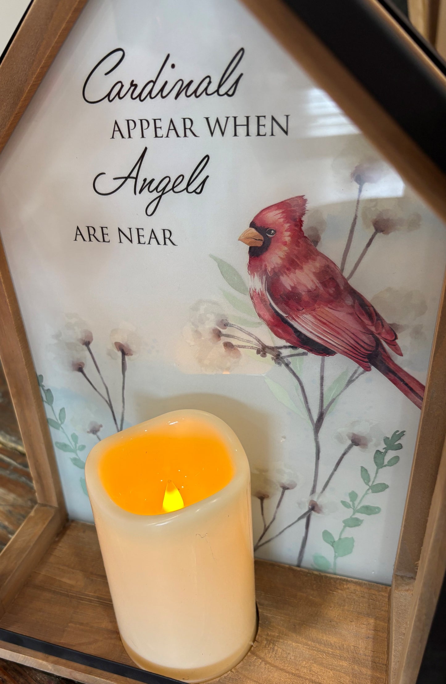 Lantern - House Shape - Cardinal