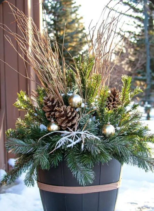 Winter Porch Pot Class