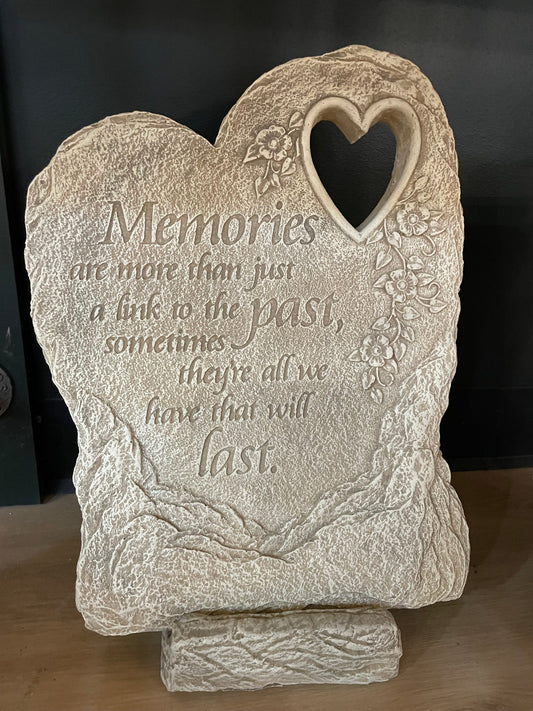 Memories - Large Vertical Stone with Stand