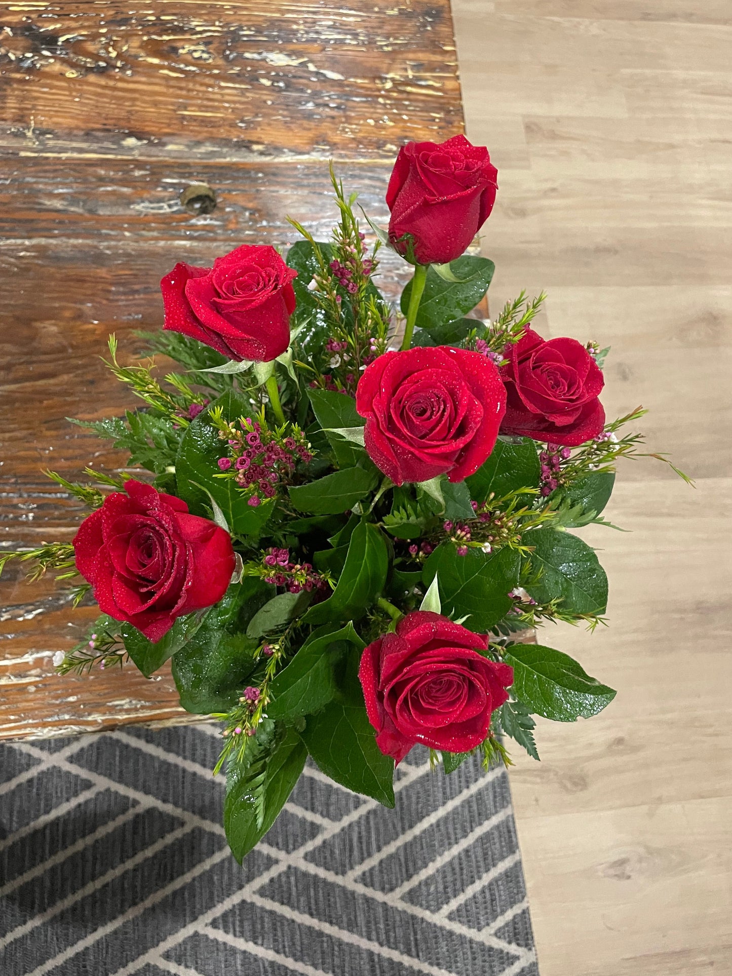 Half Dozen Red Roses