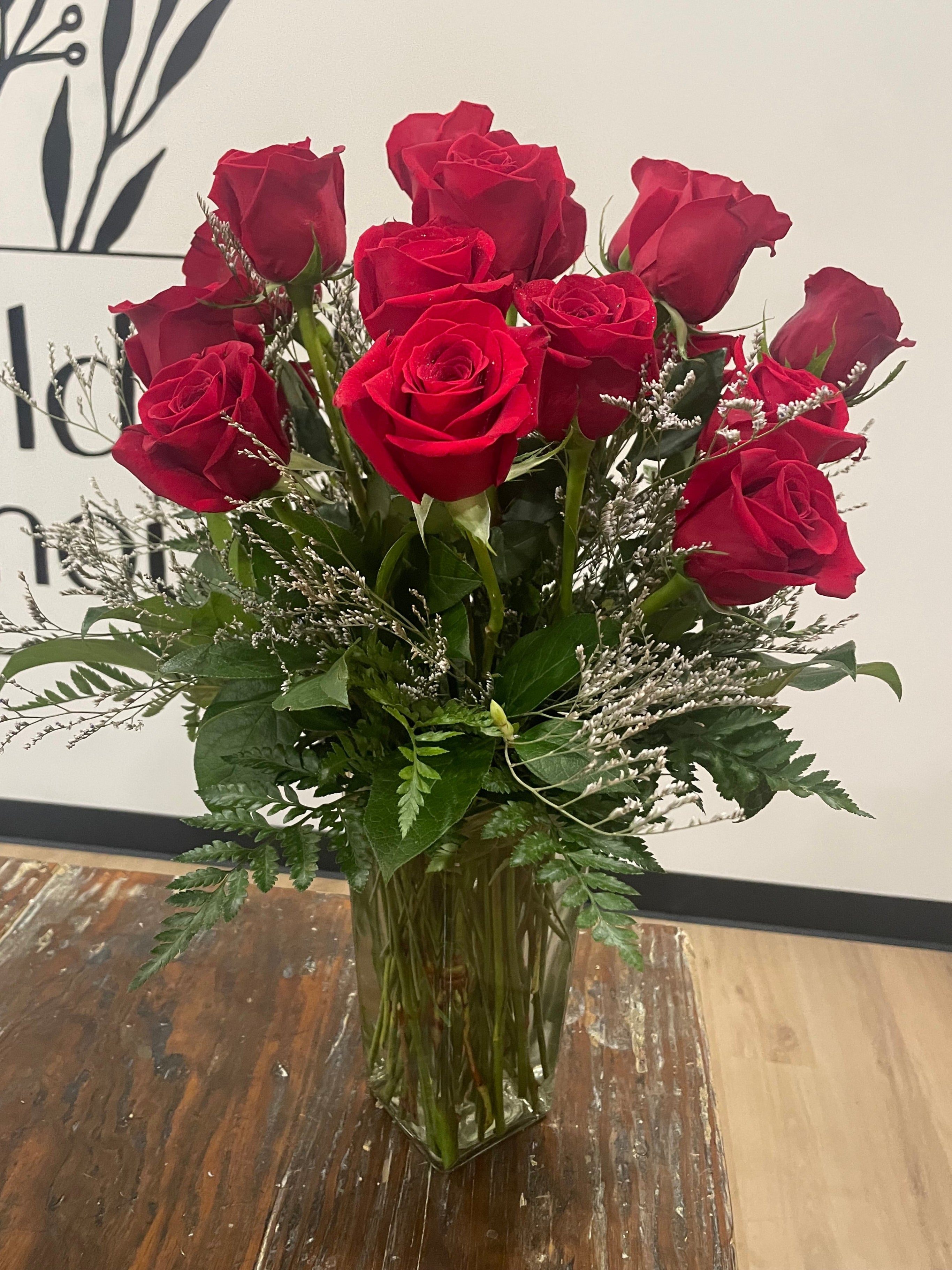 Eightin Roses 18 Red Roses – The Gilded Greenhouse