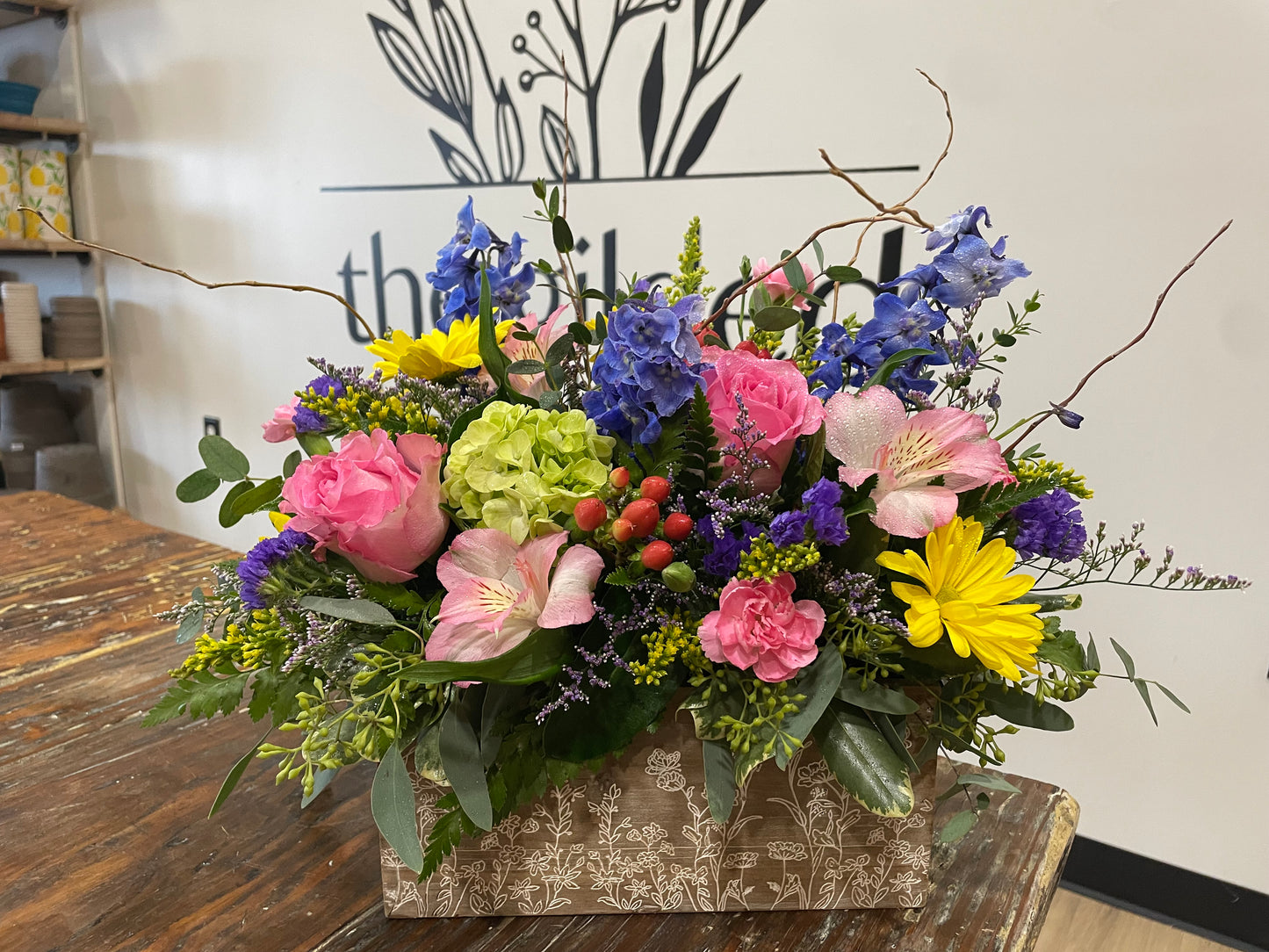 Spring Box Arrangement