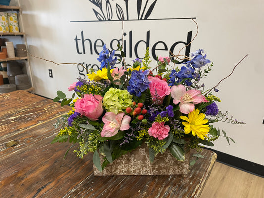 Spring Box Arrangement