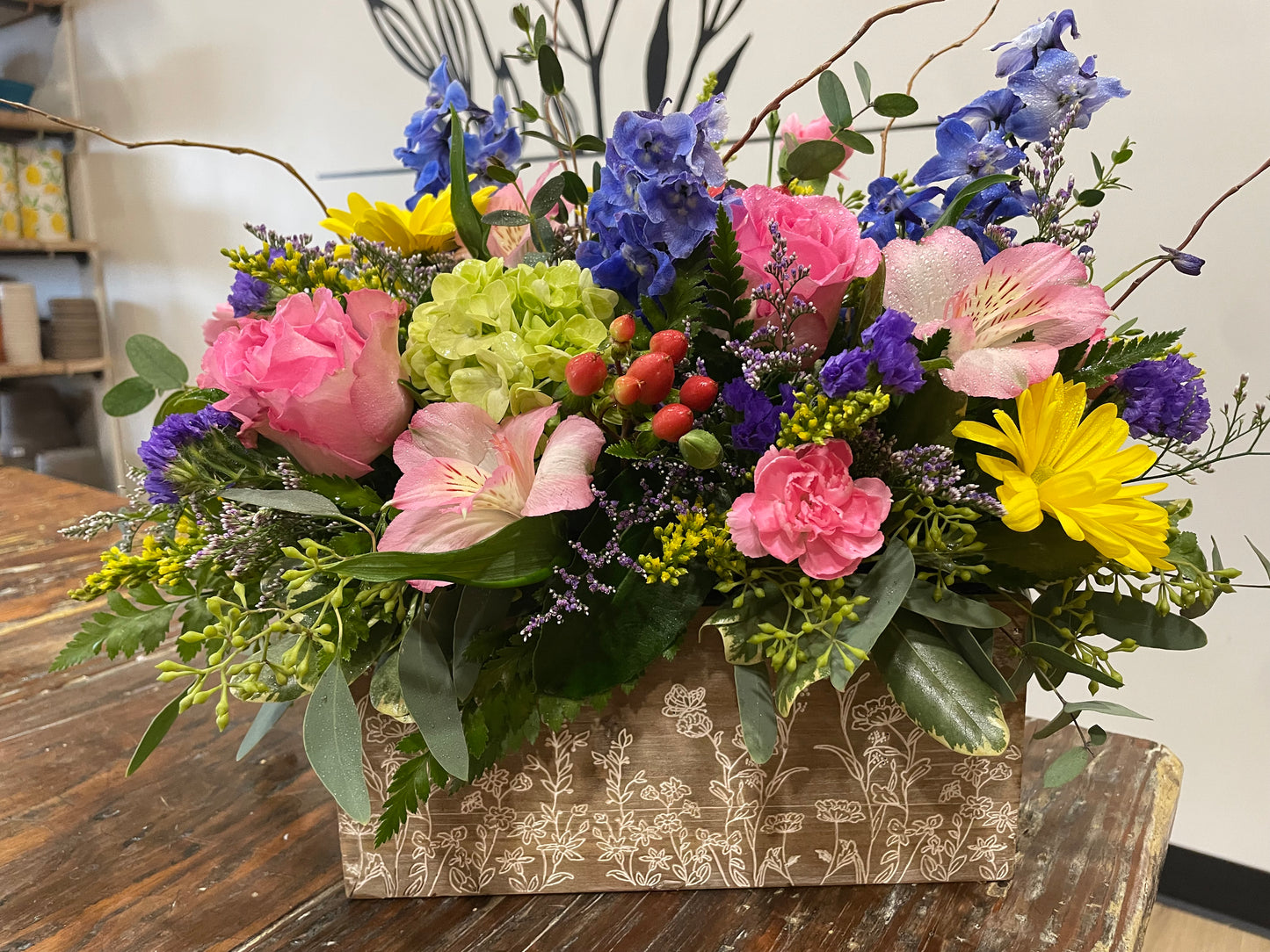 Spring Box Arrangement