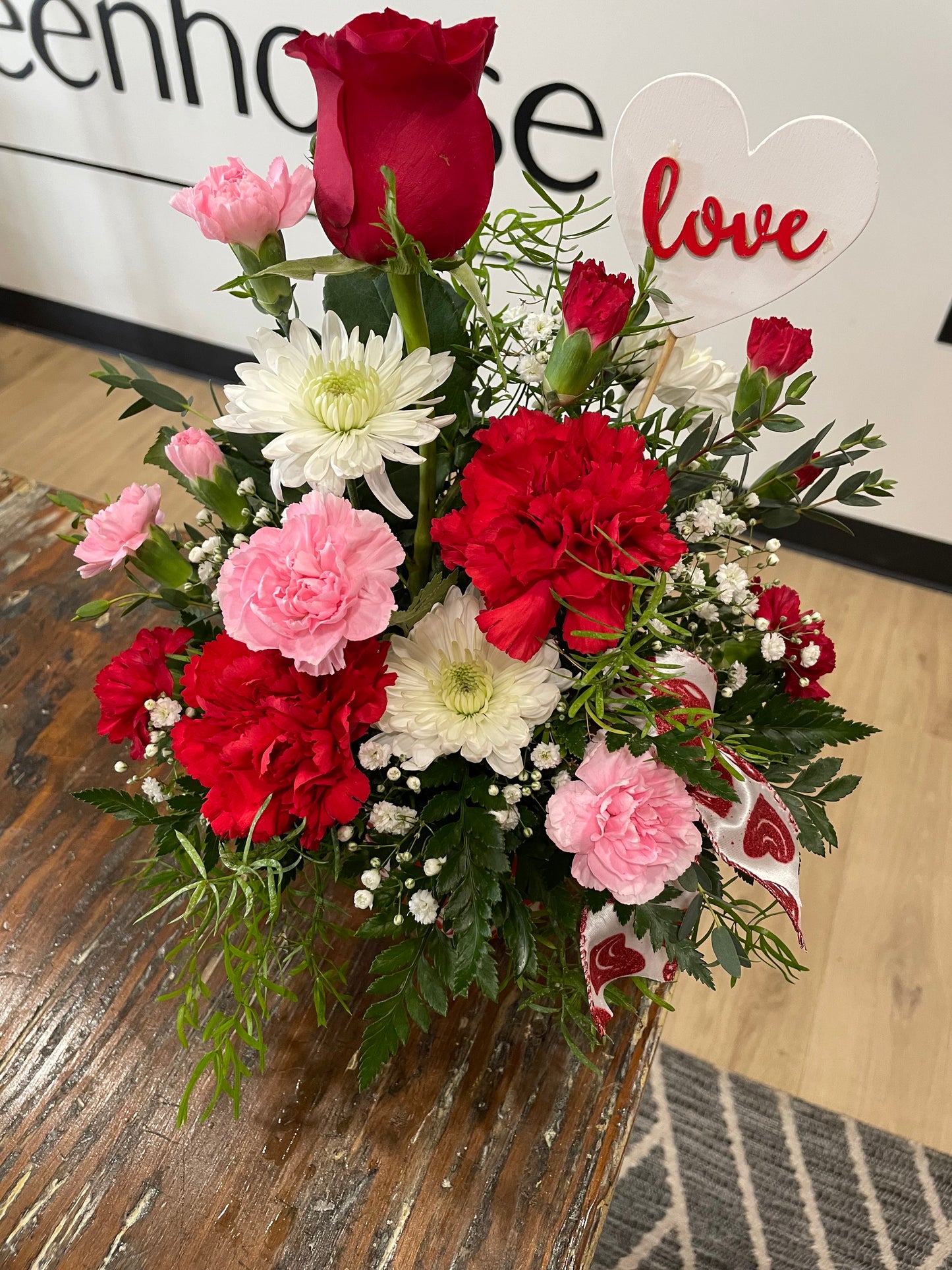 Valentine's Day Heart pot