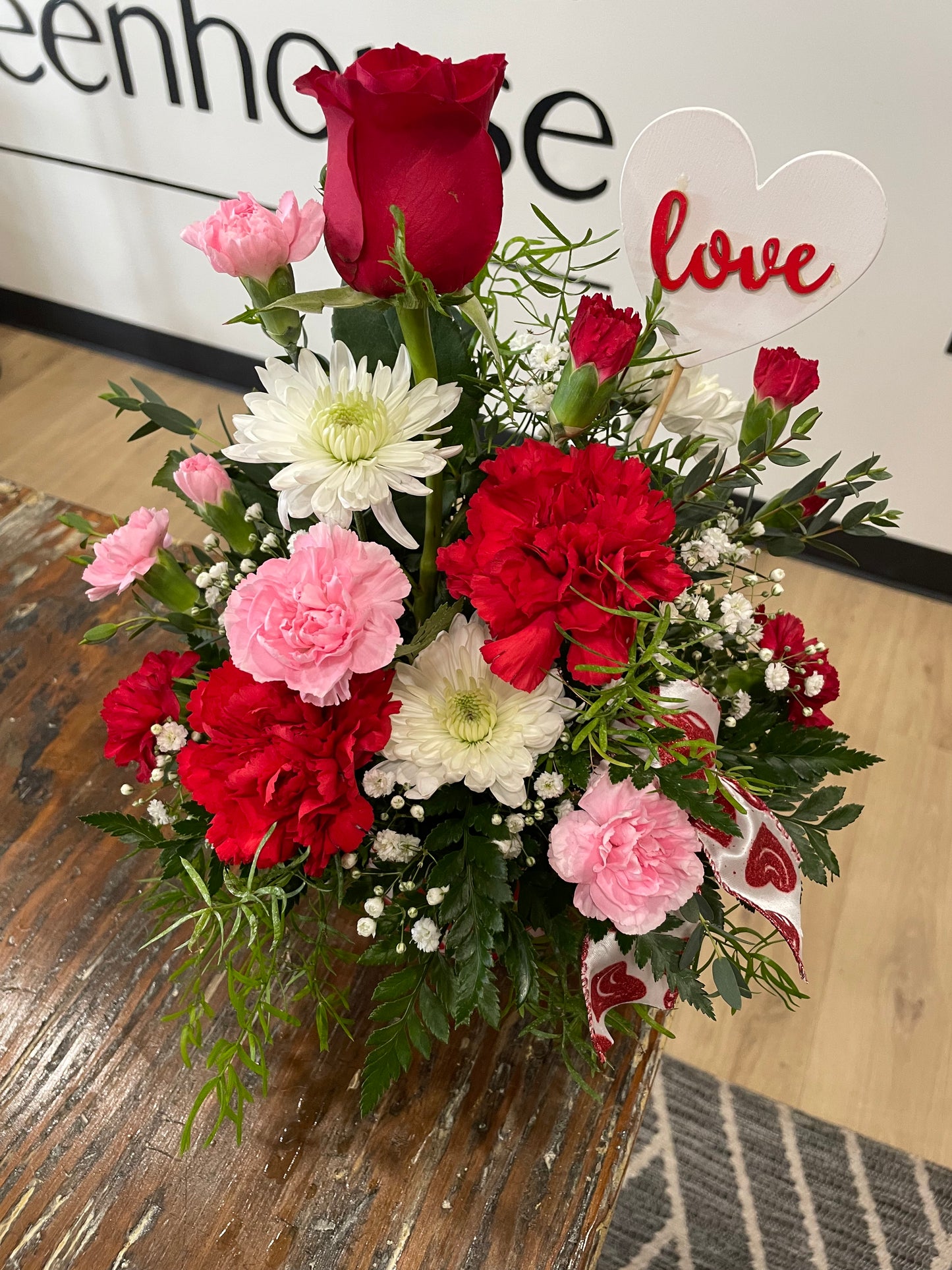 Valentine's Day Heart pot