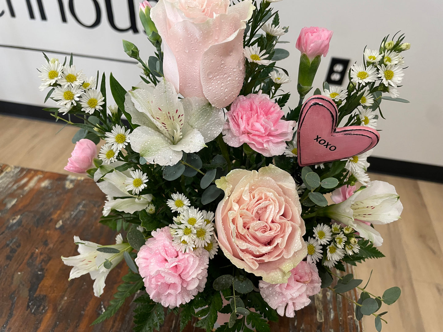 Pink Heart Ceramic Mug