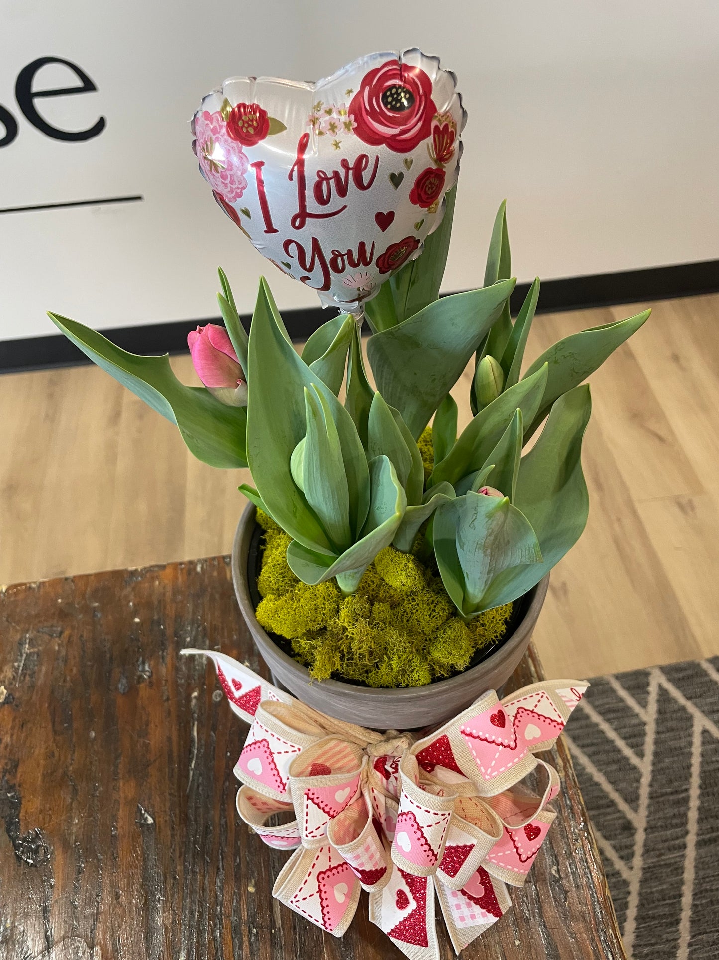 Pink Tulip Bulb Garden