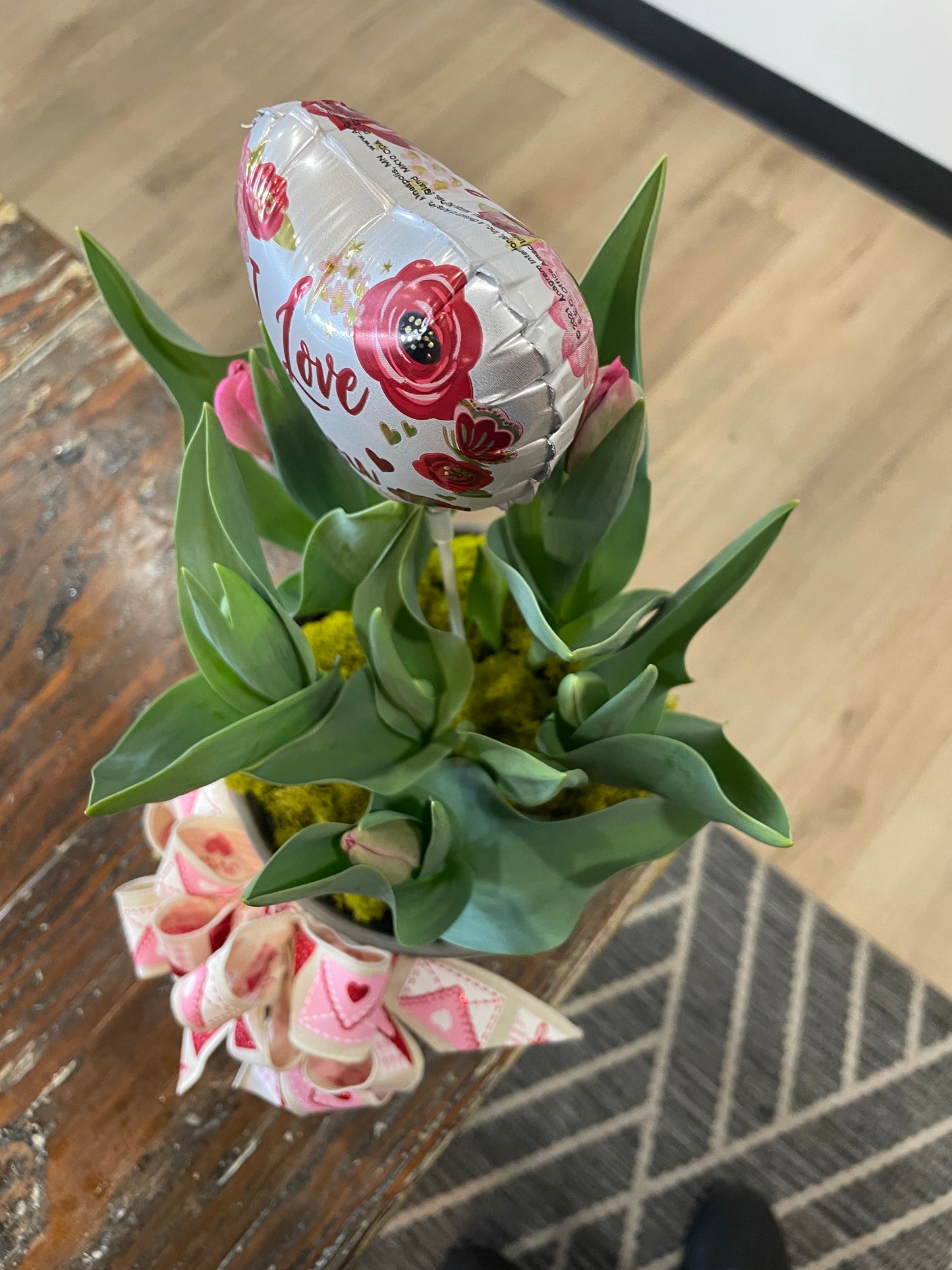 Pink Tulip Bulb Garden