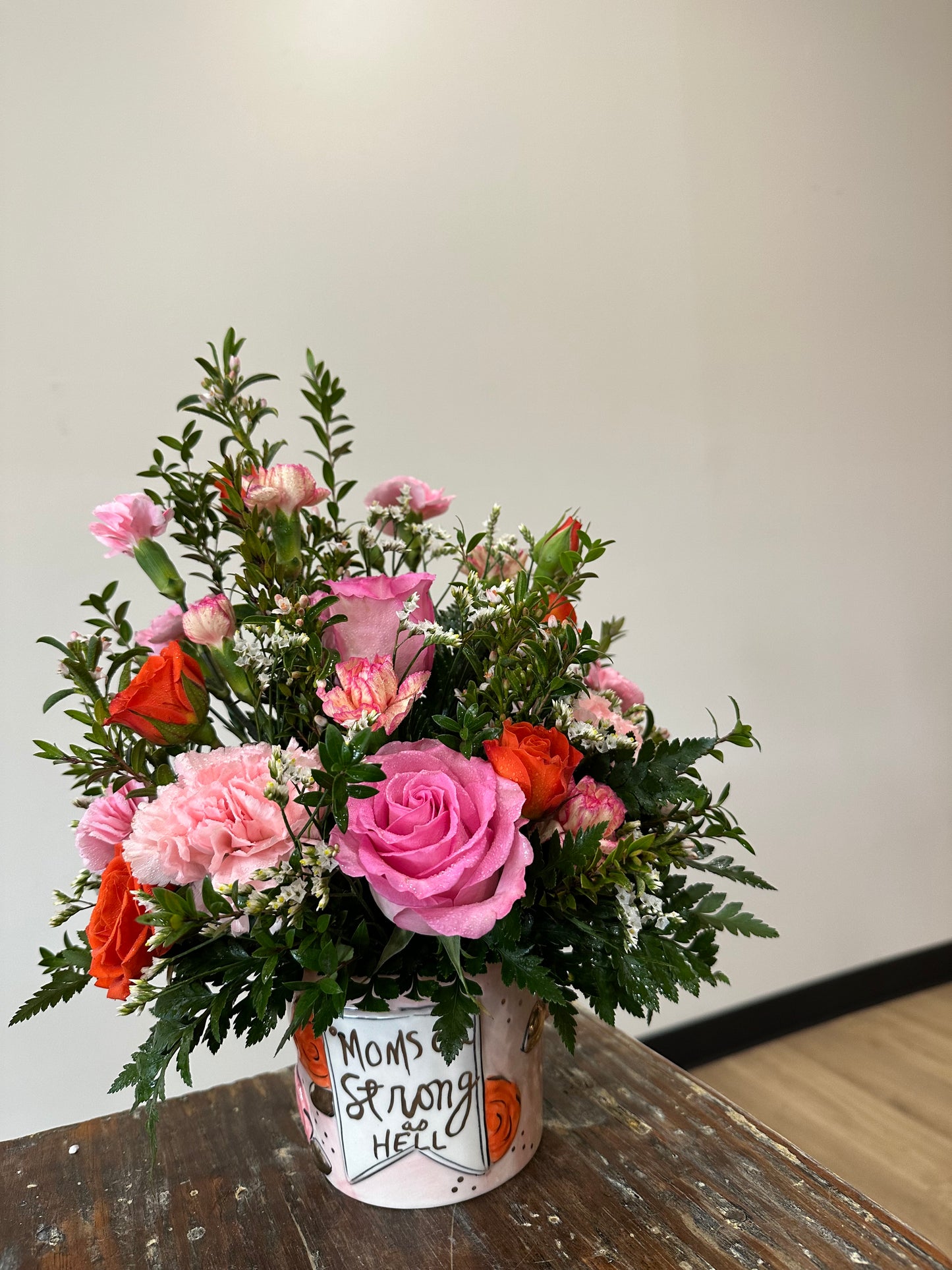 Moms Are Strong as Hell!! Arrangement