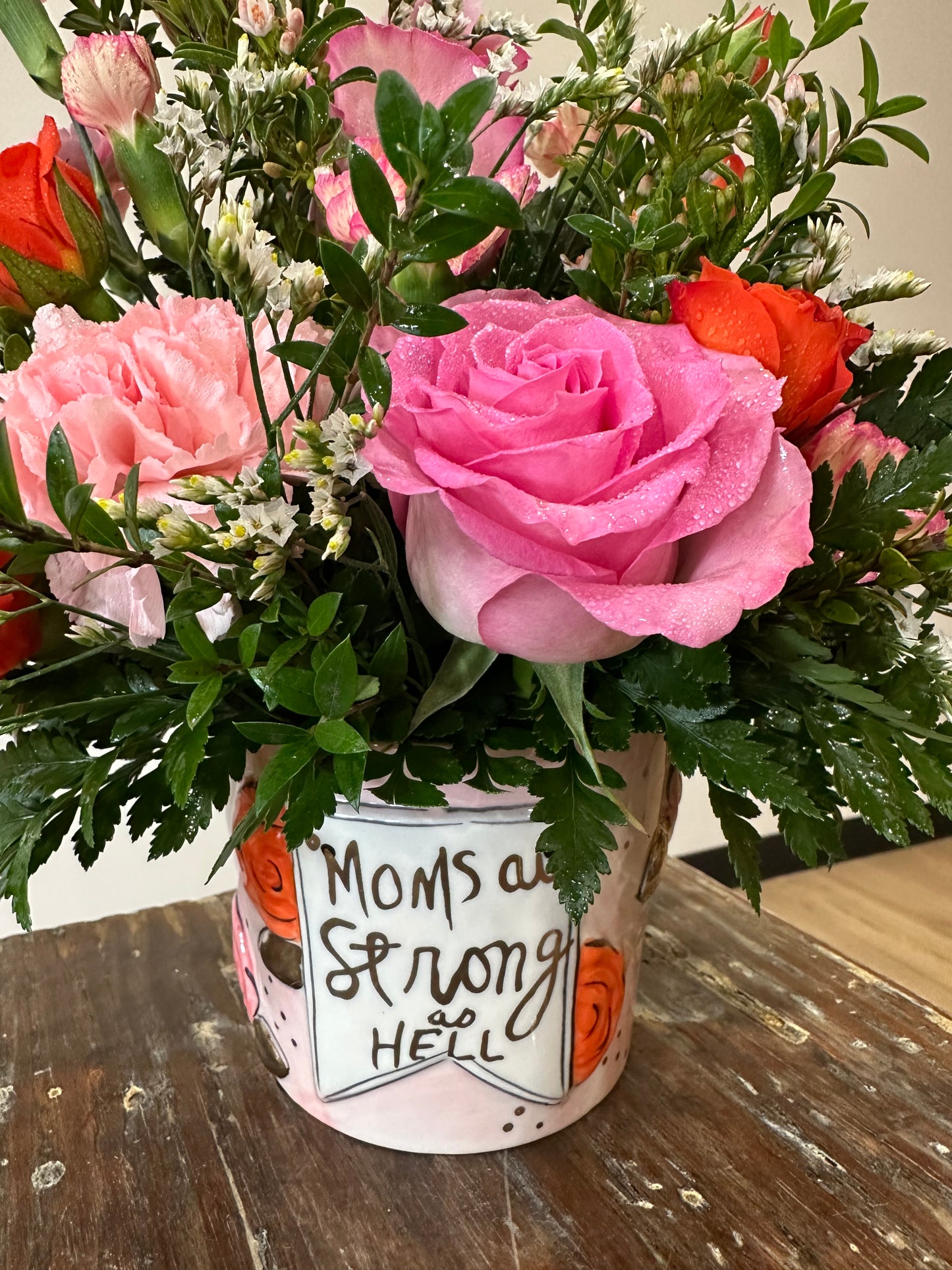 Moms Are Strong as Hell!! Arrangement