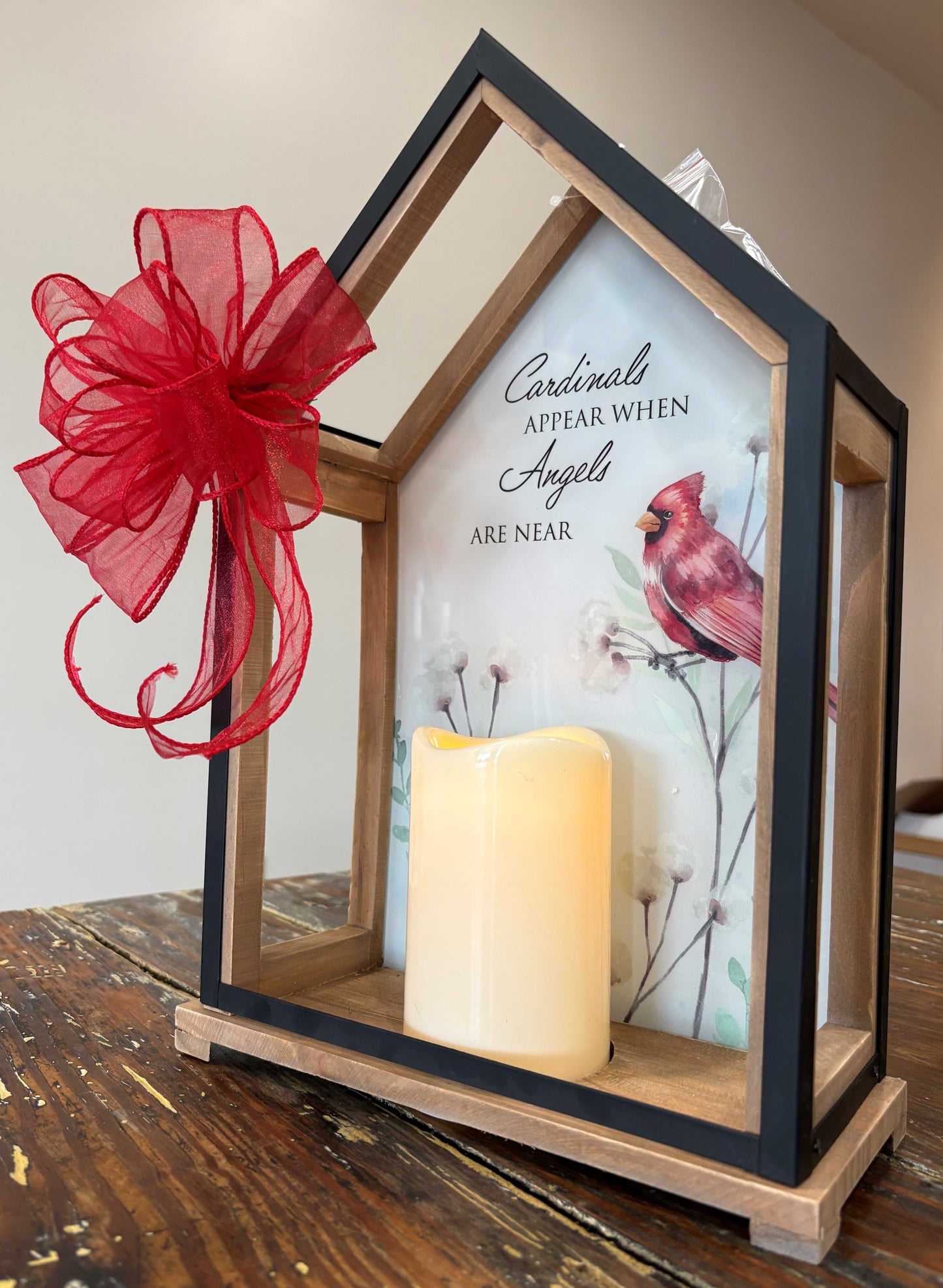 Lantern - House Shape - Cardinal