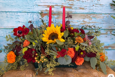 Thanksgiving Fresh Cut Centerpiece Class