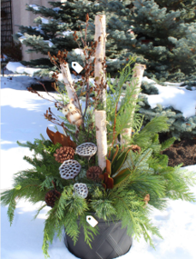 Winter Porch Pot Class