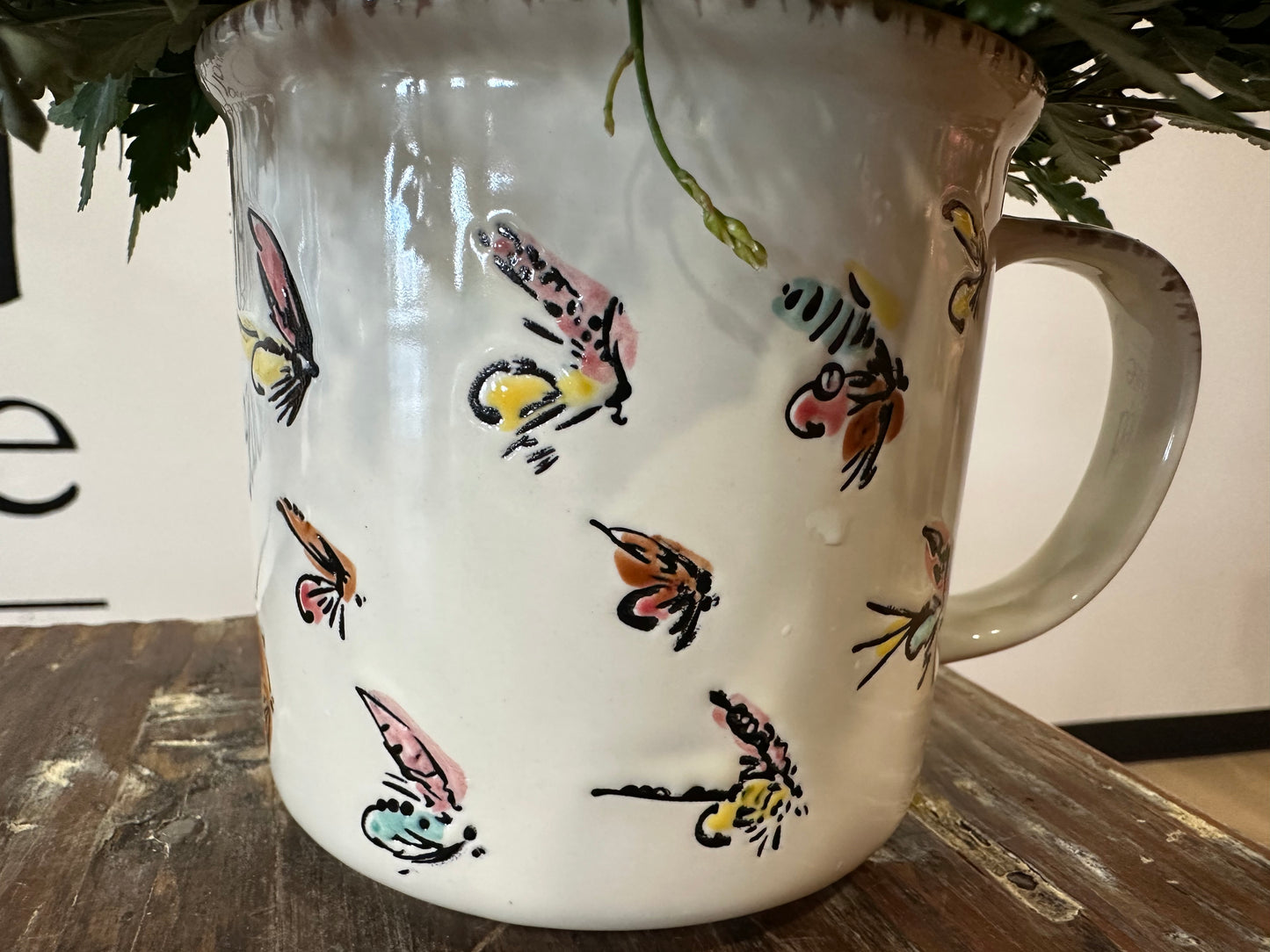 Fishing Mug Arrangement (Flies)