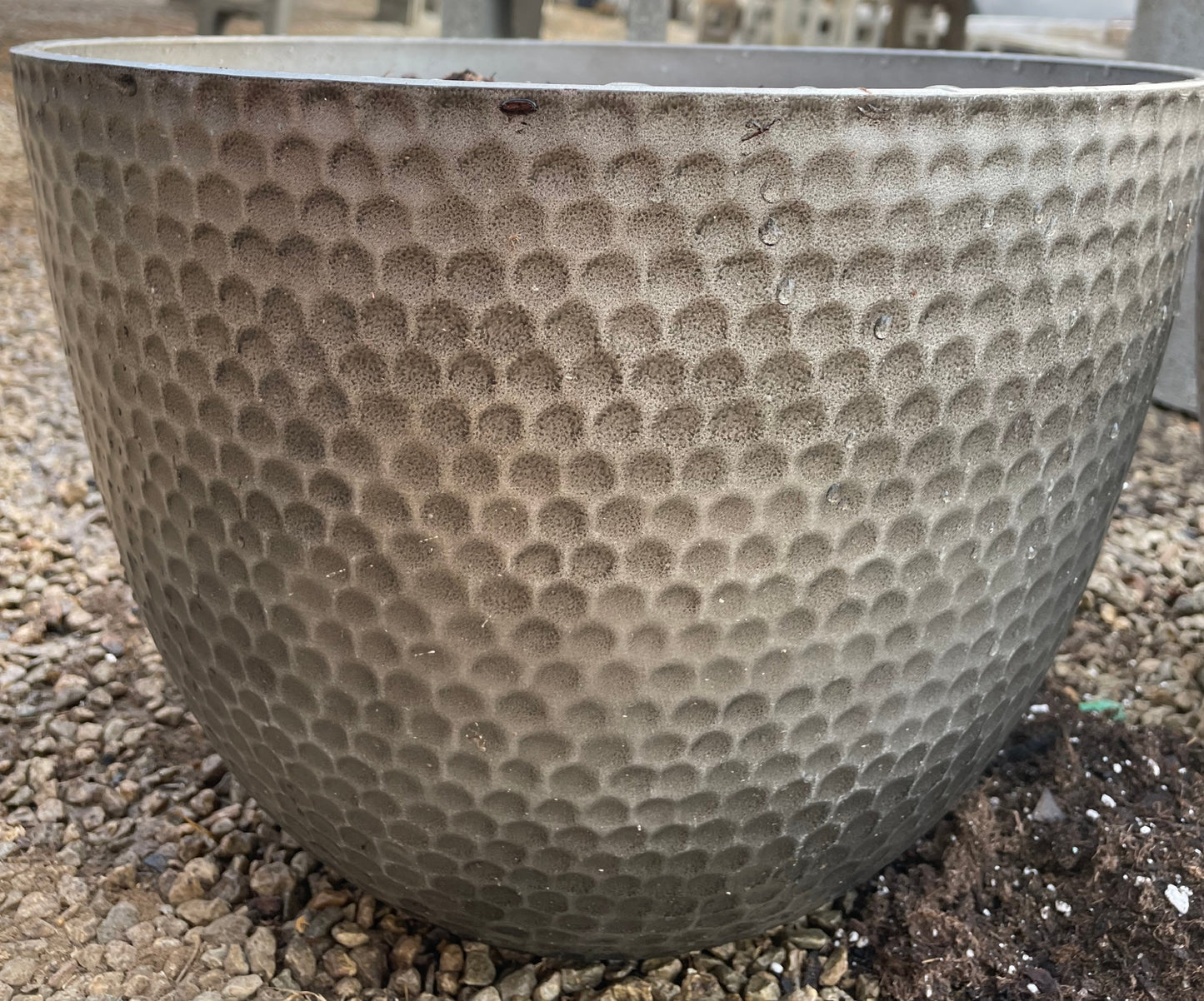 Outdoor Planter - Silver/Plastic Large