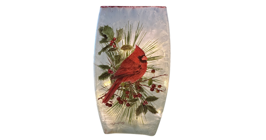 Male Cardinal Winter Luminary