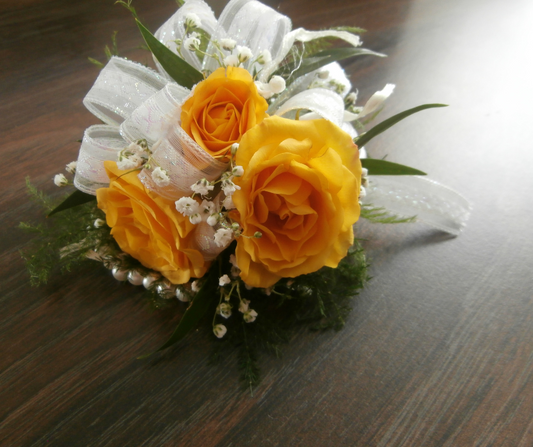 Spray Rose Wrist Corsage - CHILD (5-12yo)