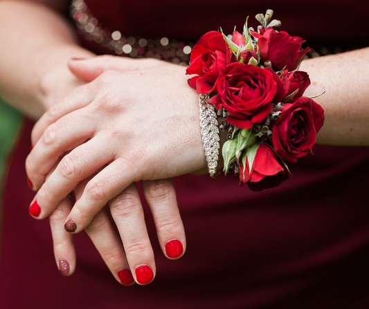 Mini Carnation Wrist Corsage - CHILD (5-12yo)